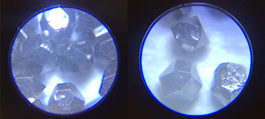Titanium coated synthetic diamond
